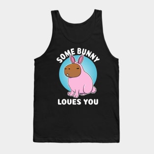 Some Bunny loves you Capybara Costume Tank Top